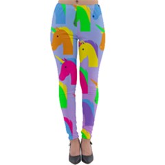 Unicorn Love Lightweight Velour Leggings by designsbymallika