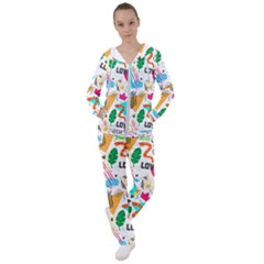 Doodle Pattern Women s Tracksuit by designsbymallika