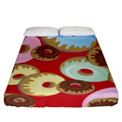 Donut  Fitted Sheet (king Size) by designsbymallika