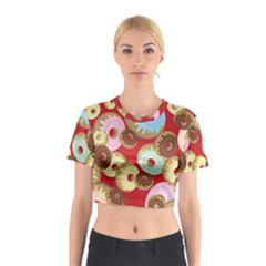 Donut  Cotton Crop Top by designsbymallika