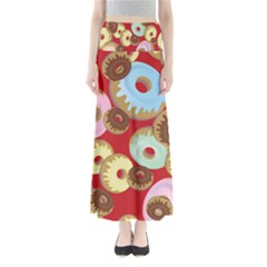 Donut  Full Length Maxi Skirt by designsbymallika