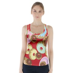 Donut  Racer Back Sports Top by designsbymallika