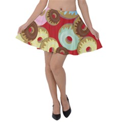 Donut  Velvet Skater Skirt