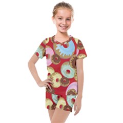 Donut  Kids  Mesh Tee And Shorts Set