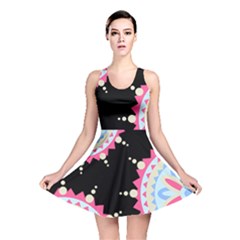 Madala Pattern Reversible Skater Dress by designsbymallika