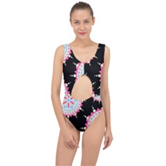 Madala Pattern Center Cut Out Swimsuit by designsbymallika