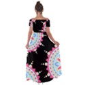 MADALA PATTERN Off Shoulder Open Front Chiffon Dress View2