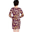 GOLDEN LEAF PATTERN Long Sleeve Nightdress View2