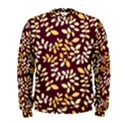 GOLDEN LEAF PATTERN Men s Sweatshirt View1