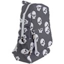 WHITE SKULL PATTERN Travelers  Backpack View2