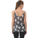 WHITE SKULL PATTERN Chiffon Cami View2