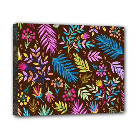 Tropical Print  Canvas 10  X 8  (stretched) by designsbymallika