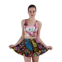 Tropical Print  Mini Skirt by designsbymallika