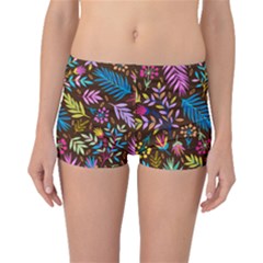 Tropical Print  Boyleg Bikini Bottoms by designsbymallika