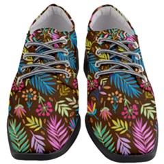 Tropical Print  Women Heeled Oxford Shoes by designsbymallika