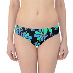 Peacock Pattern Hipster Bikini Bottoms by designsbymallika