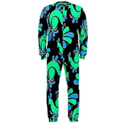 Peacock Pattern Onepiece Jumpsuit (men)  by designsbymallika