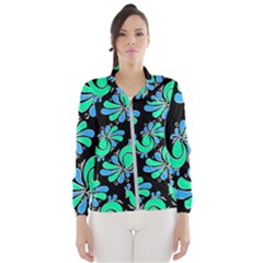 Peacock Pattern Women s Windbreaker