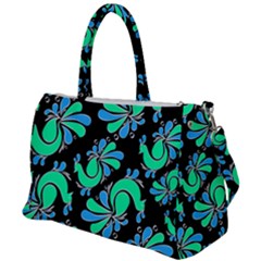 Peacock Pattern Duffel Travel Bag by designsbymallika