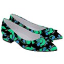 PEACOCK PATTERN Women s Bow Heels View3