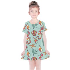 Coral Love Kids  Simple Cotton Dress