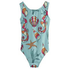 Coral Love Kids  Cut-out Back One Piece Swimsuit