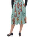 CORAL LOVE Classic Velour Midi Skirt  View2