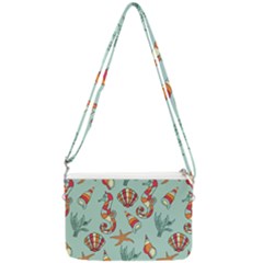 Coral Love Double Gusset Crossbody Bag