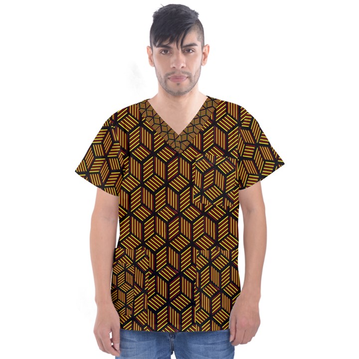 Rby 99 Men s V-Neck Scrub Top