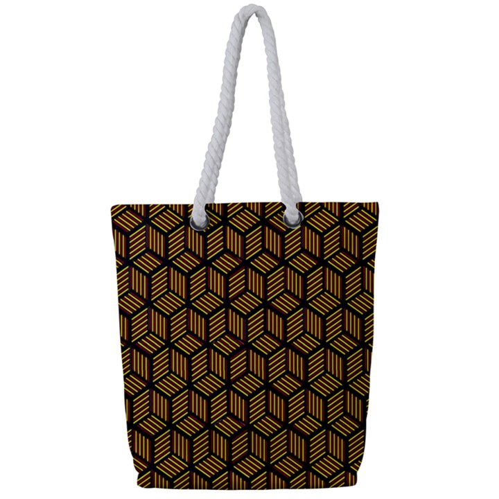 Rby 99 Full Print Rope Handle Tote (Small)