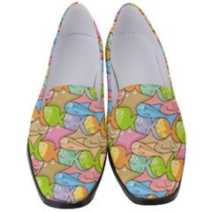 Fishes Cartoon Women s Classic Loafer Heels by sifis