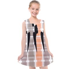 Zappwaits Court Kids  Cross Back Dress by zappwaits