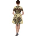 Wonderful Deer With Leaves And Hearts Sailor Dress View2