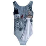 The Wonderful Winter Time Kids  Cut-Out Back One Piece Swimsuit