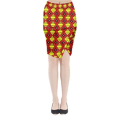 Rby 103 Midi Wrap Pencil Skirt