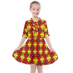 Rby 103 Kids  All Frills Chiffon Dress