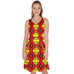 Rby 103 Knee Length Skater Dress With Pockets