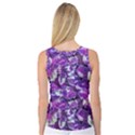 Botanical Violet Print Pattern 2 Women s Basketball Tank Top View2