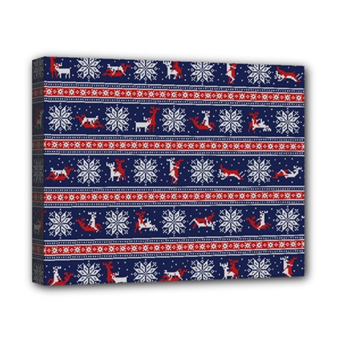 Christmas Deer Sex Canvas 10  X 8  (stretched) by dimaV