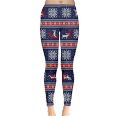 Christmas Deer Sex Leggings  by dimaV