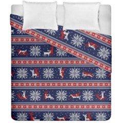 Christmas Deer Sex Duvet Cover Double Side (california King Size)