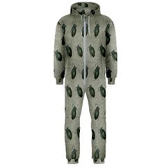 Army Green Hand Grenades Hooded Jumpsuit (men)  by McCallaCoultureArmyShop