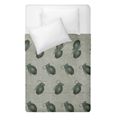 Army Green Hand Grenades Duvet Cover Double Side (single Size) by McCallaCoultureArmyShop