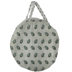 Army Green Hand Grenades Giant Round Zipper Tote by McCallaCoultureArmyShop