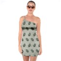 Army Green Hand Grenades One Soulder Bodycon Dress View1