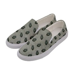 Army Green Hand Grenades Women s Canvas Slip Ons by McCallaCoultureArmyShop