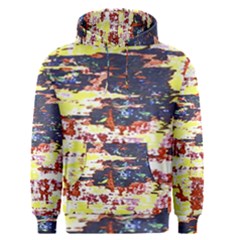 Multicolored Abstract Grunge Texture Print Men s Core Hoodie by dflcprintsclothing