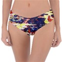 Multicolored Abstract Grunge Texture Print Reversible Classic Bikini Bottoms View3