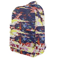 Multicolored Abstract Grunge Texture Print Classic Backpack by dflcprintsclothing