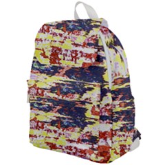 Multicolored Abstract Grunge Texture Print Top Flap Backpack by dflcprintsclothing